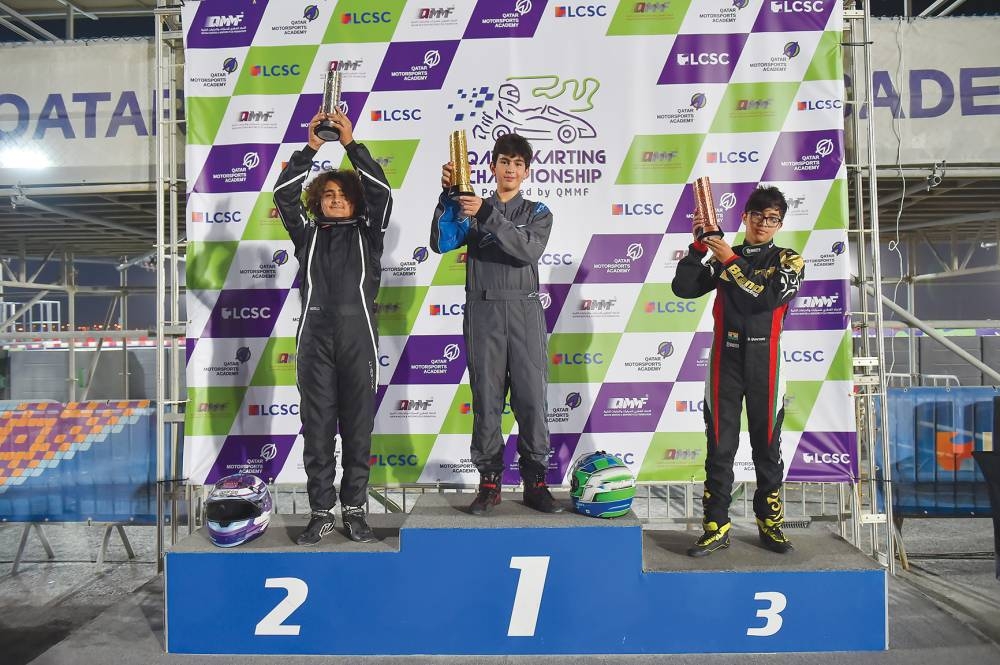 Rizkallah remporte la deuxième manche du Qatar Karting Championship
