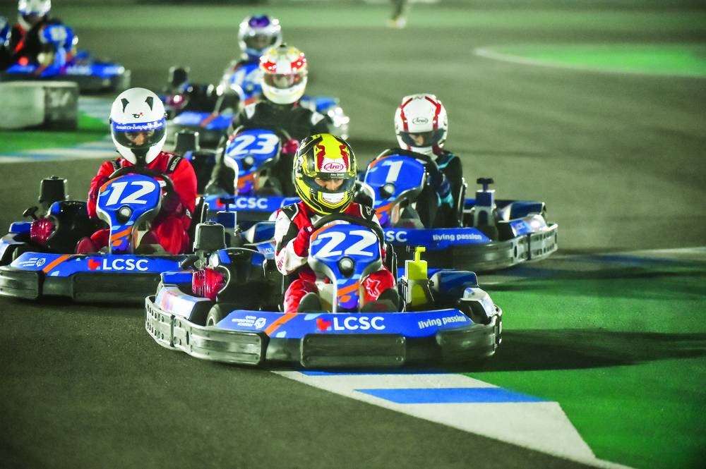 More than 40 competitors are taking part in the inaugural Qatar Karting Championship