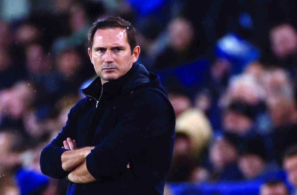 Frank Lampard, Chelsea’s record goalscorer, previously managed the Blues from July 2019 until January 2021, when he was replaced by Thomas Tuchel. (Reuters)
