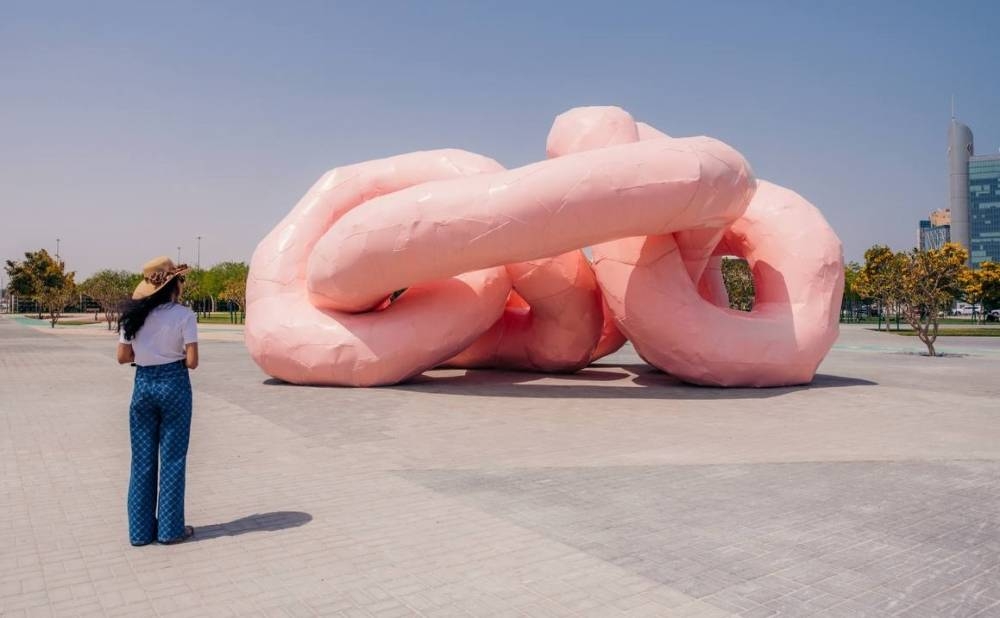'Gekrose' on the Corniche. PICTURE: Qatar Creates