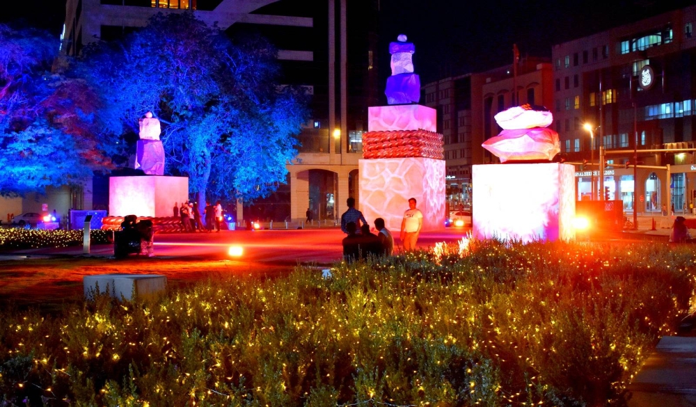 Ramadan lights on Grand Hamad Street. ​​​​​​​PICTURE: Thajudheen. 
