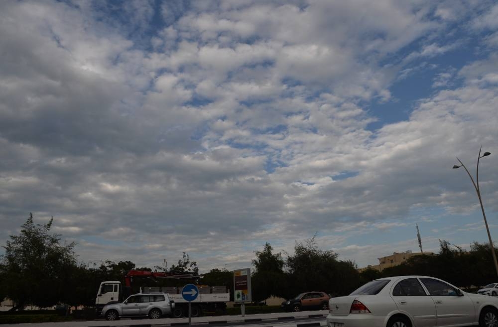 Overcast conditions in Doha Tuesday. PICTURE: Shaji Kayamkulam