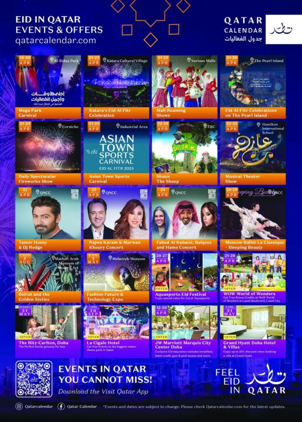 Ranging from spectacular music concerts with the region’s most popular artists to fun-filled children’s shows, residents and visitors are sure to find something to suit their preferences amongst the action-packed weekend of activities.