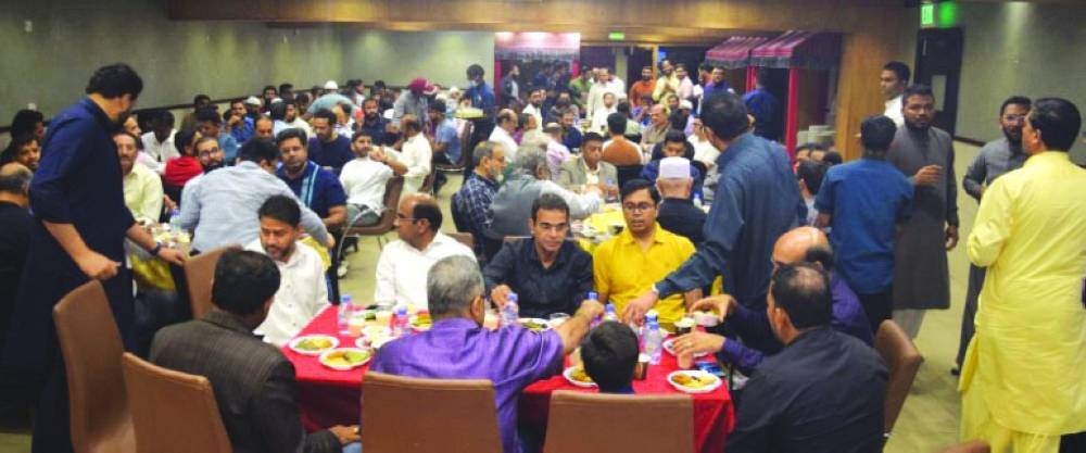 Around 150 people, including community leaders, attended the Iftar.