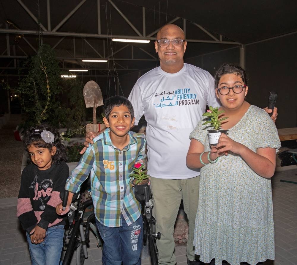 The celebrations saw the participation of over 50 differently-abled children and their families from over 16 nationalities residing in Qatar. PICTURE: Geraldine Fernandes.