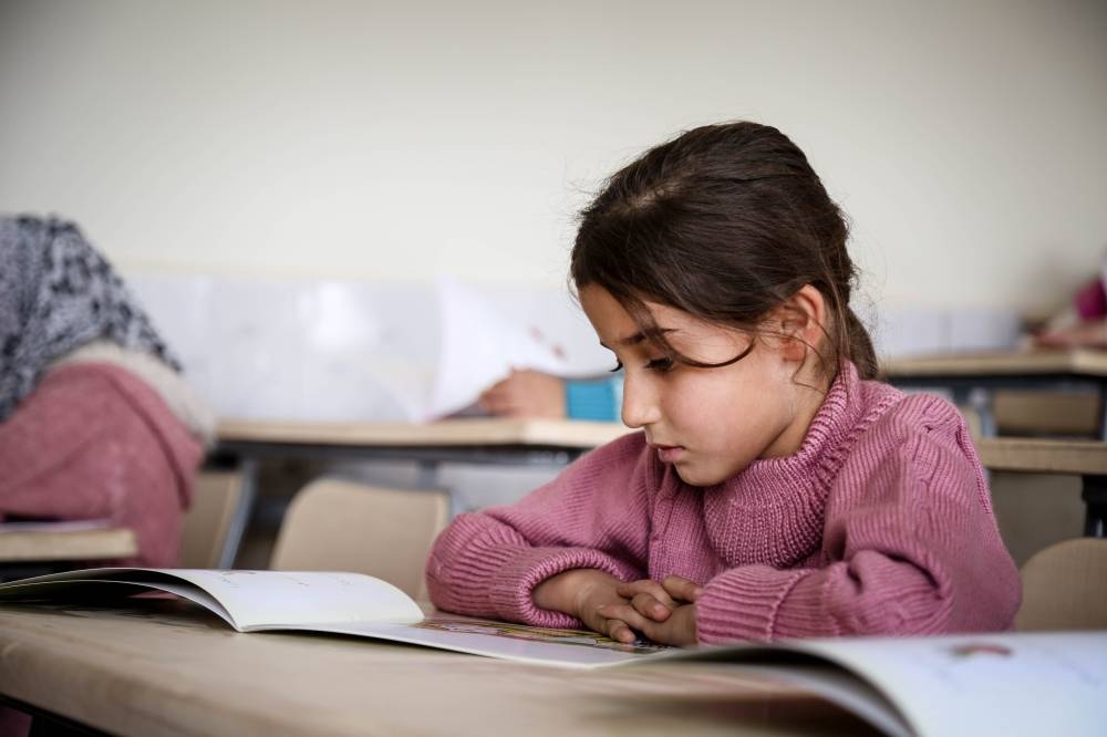 Supporting education in Syria.