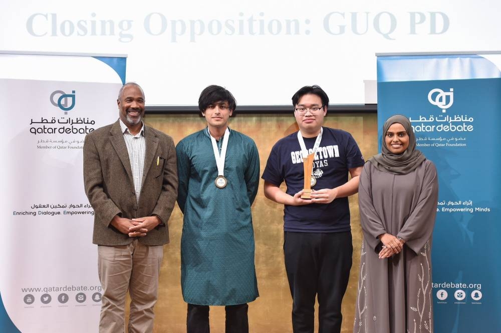GU-Q wins Qatar Universities National Debating Championship.