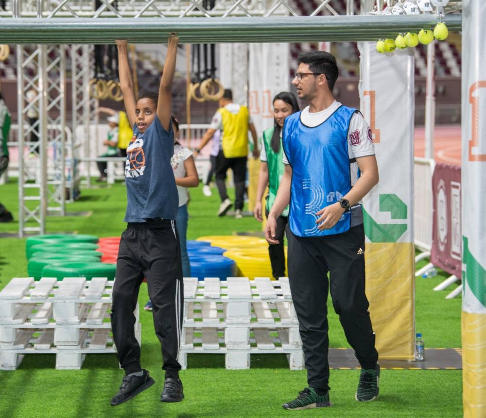 The obstacle course is designed to be suitable for all skill levels.