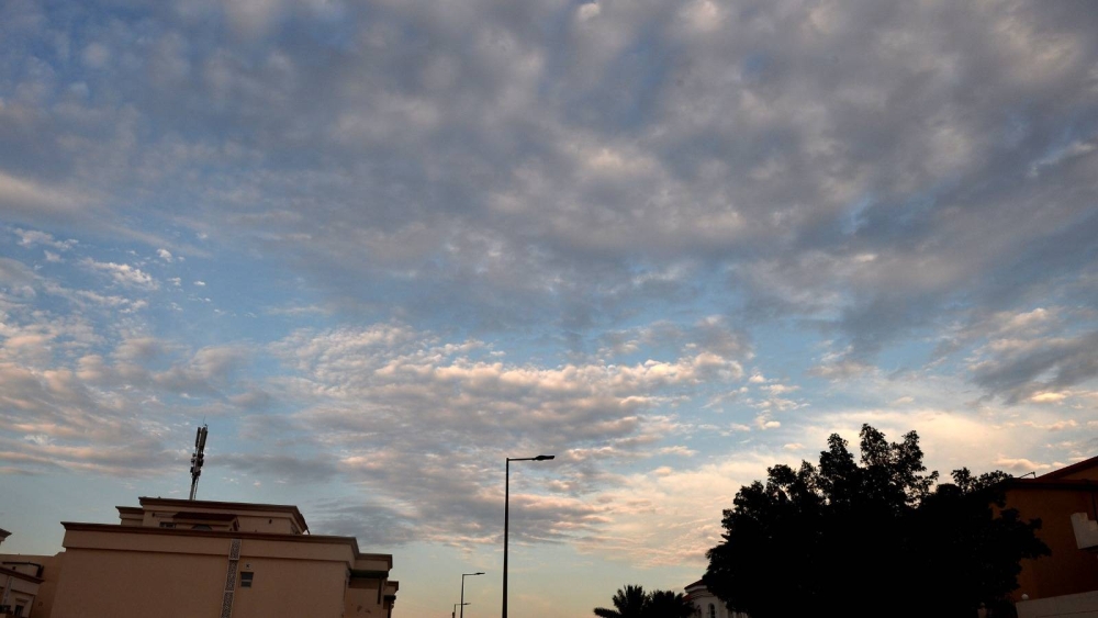 The overcast skies Wednesday. PICTURE: Shaji Kaymkulam