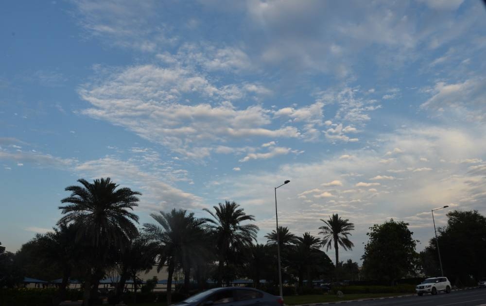 The overcast skies Wednesday. PICTURE: Shaji Kaymkulam