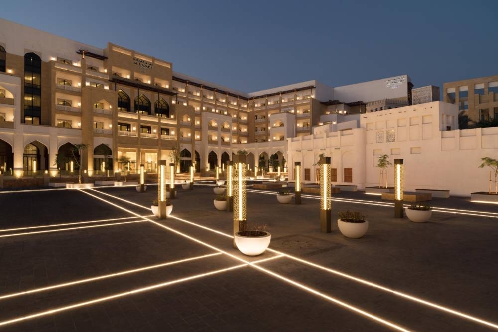 Al Najada Hotel – exterior view.