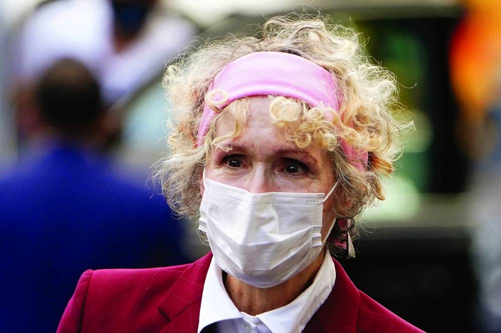 DETERMINED:  Jean Carroll (Reuters)