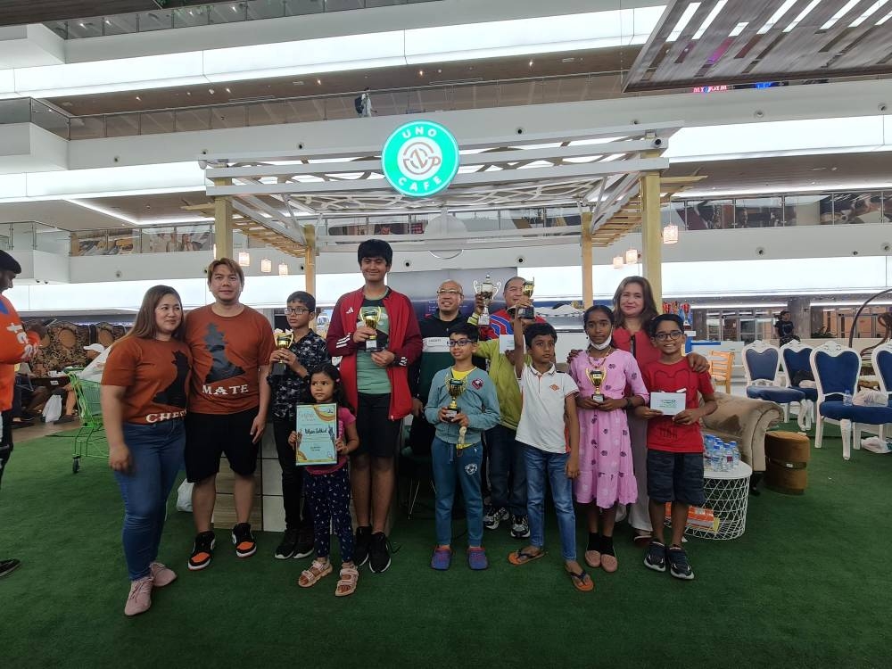 FCPL Qatar Ramadan Rapid Chess Tournament winners awarded.