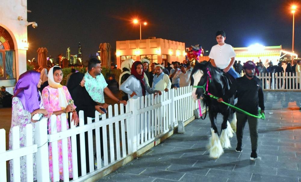 People engaged in several activities at Katara and Souq Waqif. PICTURES: Thajudheen and Shaji Kayamkulam.