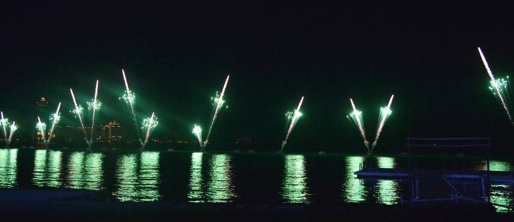 Fireworks at Katara. PICTURE :  Shaji Kayamkulam.
