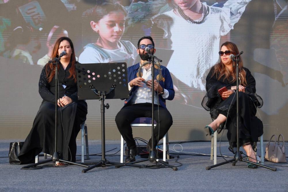 Snapshots of people enjoying various activities at Katara.