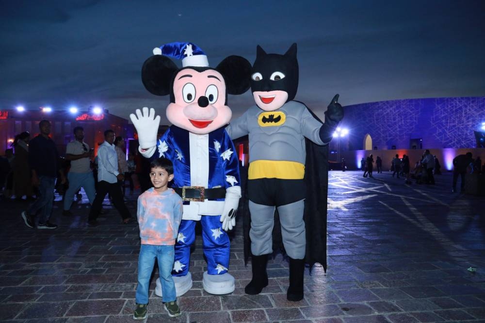 Snapshots of people enjoying various activities at Katara.