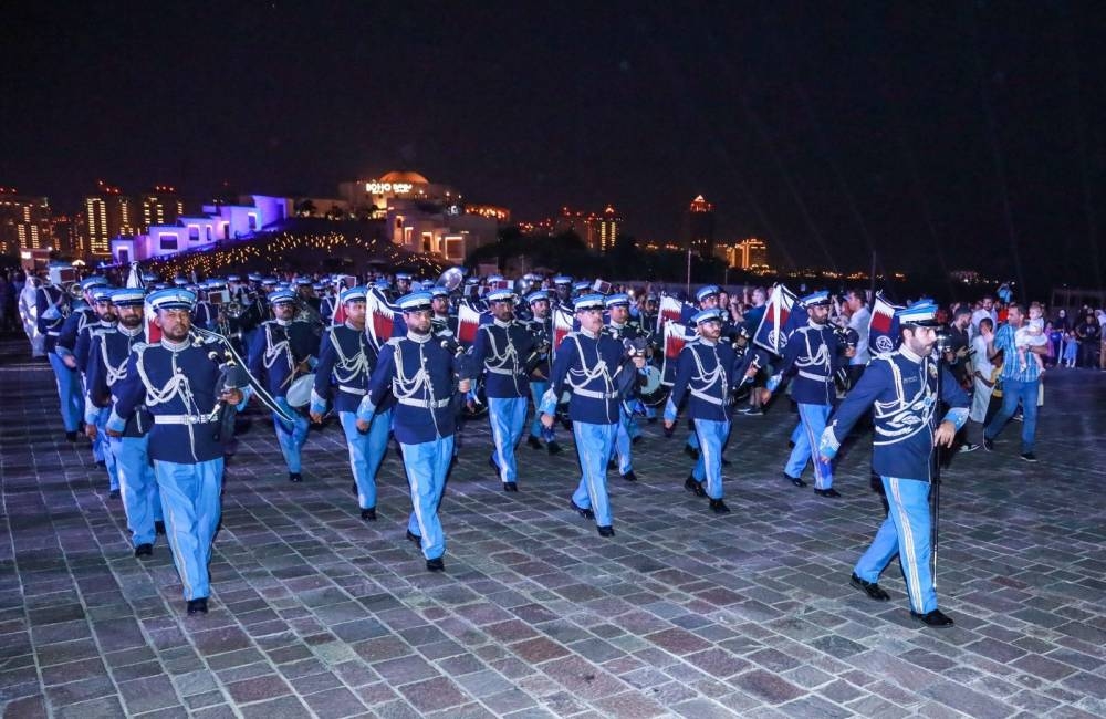 Snapshots of people enjoying various activities at Katara.