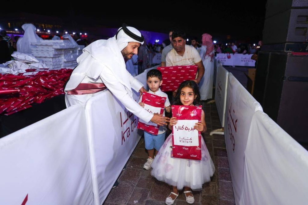 Snapshots of people enjoying various activities at Katara.