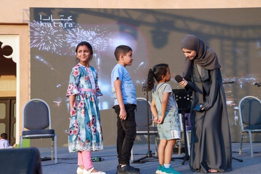 Snapshots of people enjoying various activities at Katara.