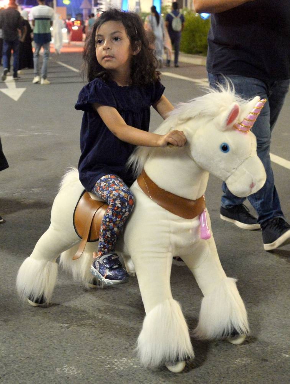 Some of the activities at Lusail Boulevard Friday as most of the Eid al Fitre festivities across the country were concluded Friday.  PICTURES: Shaji Kayamkulam
