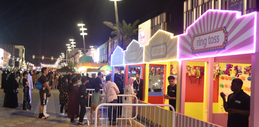 Some of the activities at Lusail Boulevard Friday as most of the Eid al Fitre festivities across the country were concluded Friday.  PICTURES: Shaji Kayamkulam
