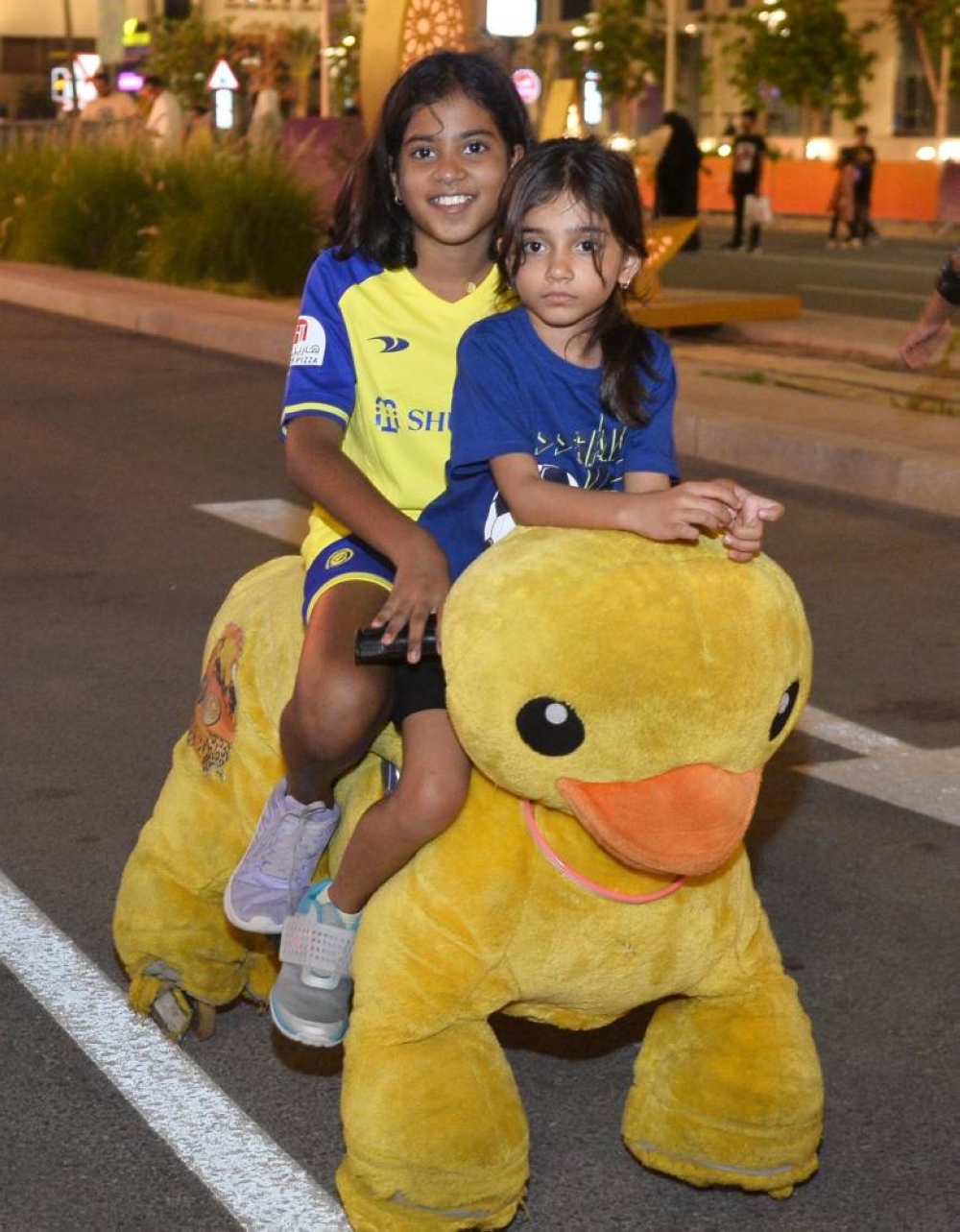 Some of the activities at Lusail Boulevard Friday as most of the Eid al Fitre festivities across the country were concluded Friday.  PICTURES: Shaji Kayamkulam