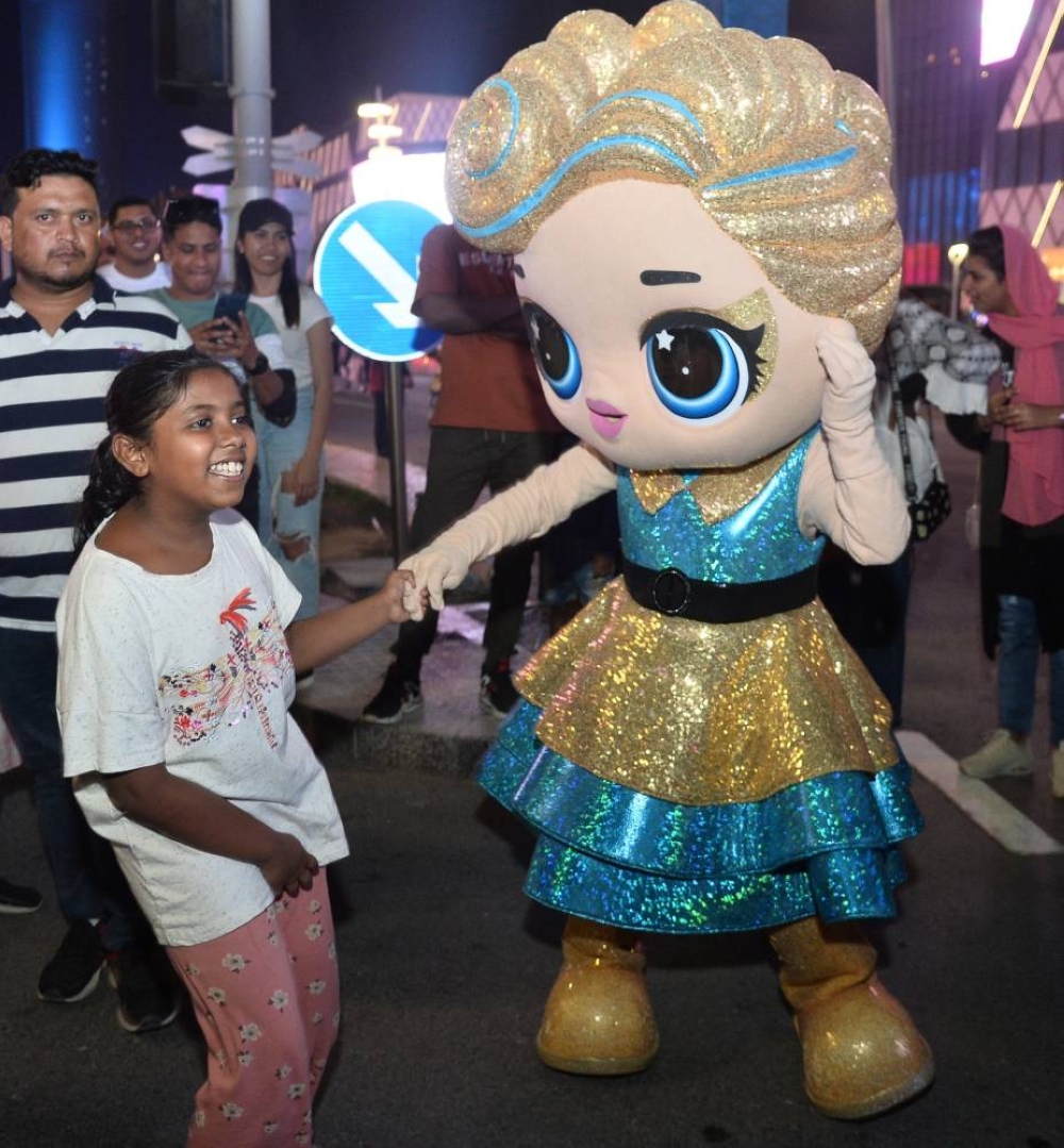Some of the activities at Lusail Boulevard Friday as most of the Eid al Fitre festivities across the country were concluded Friday.  PICTURES: Shaji Kayamkulam