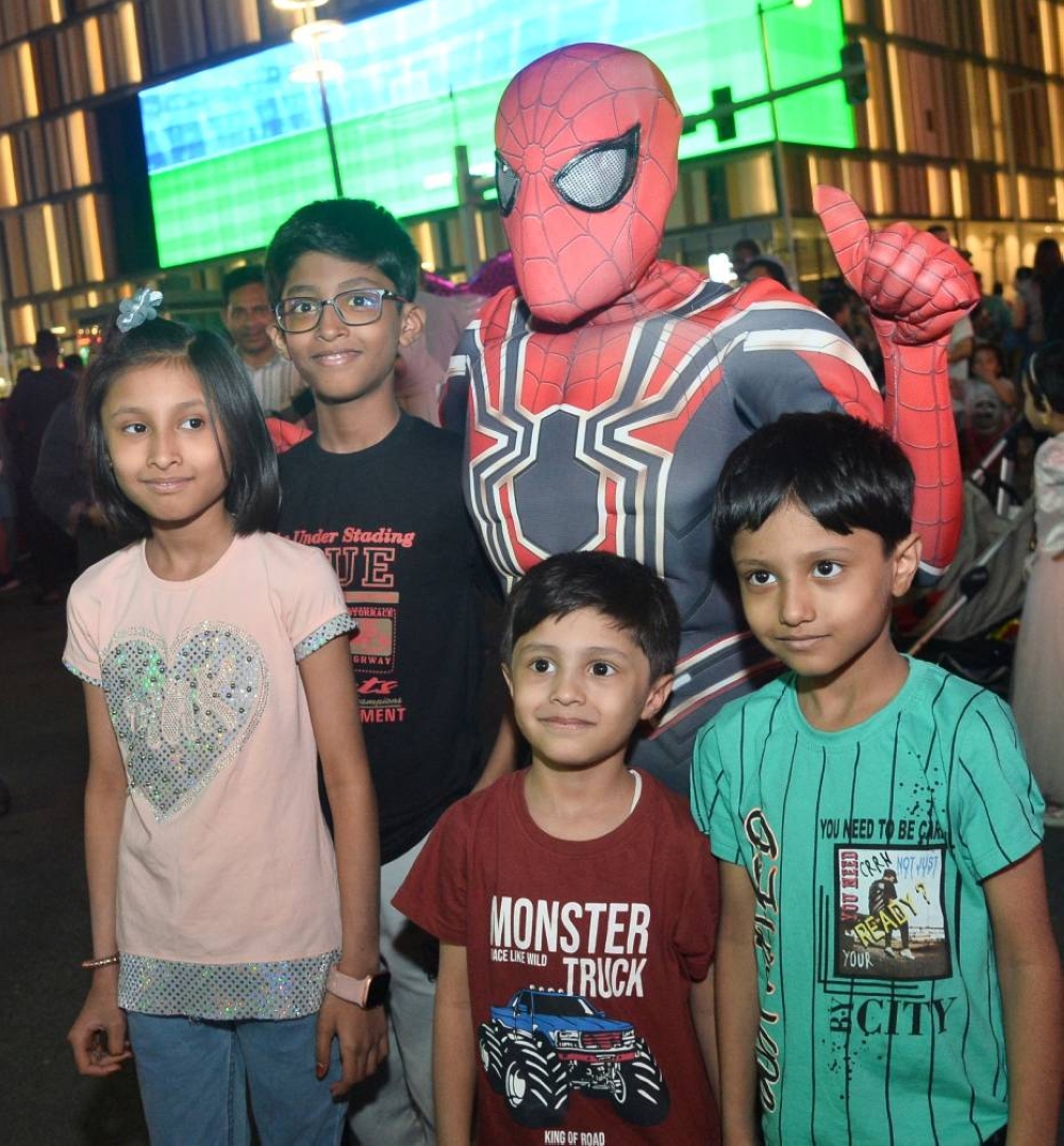 Some of the activities at Lusail Boulevard Friday as most of the Eid al Fitre festivities across the country were concluded Friday.  PICTURES: Shaji Kayamkulam