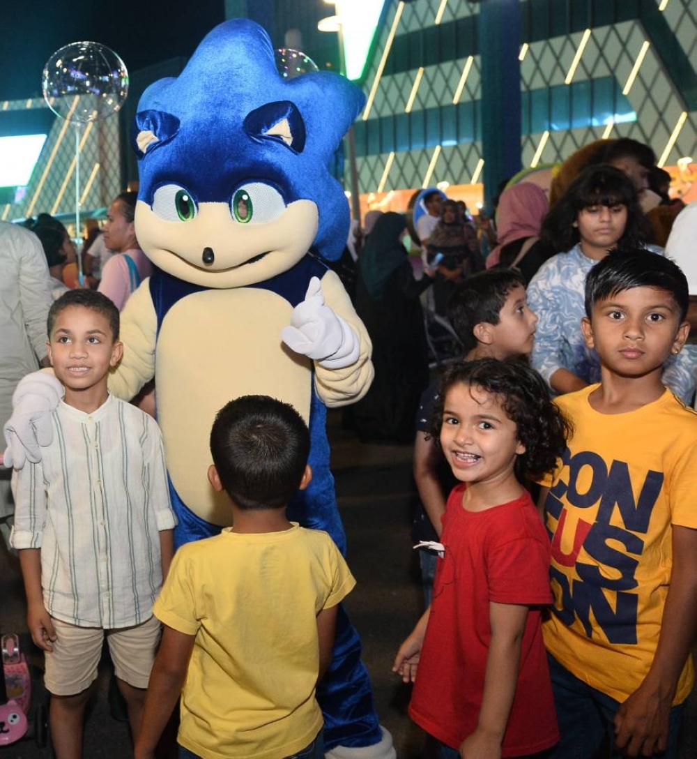 Some of the activities at Lusail Boulevard Friday as most of the Eid al Fitre festivities across the country were concluded Friday.  PICTURES: Shaji Kayamkulam