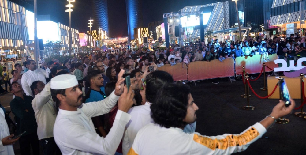Some of the activities at Lusail Boulevard Friday as most of the Eid al Fitre festivities across the country were concluded Friday.  PICTURES: Shaji Kayamkulam
