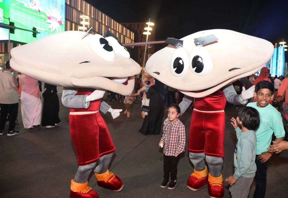 Some of the activities at Lusail Boulevard Friday as most of the Eid al Fitre festivities across the country were concluded Friday.  PICTURES: Shaji Kayamkulam