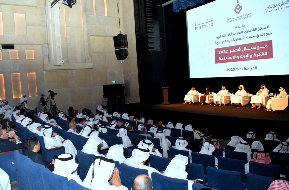 Officials and panellists at the event Monday. PICTURE: Thajudheen