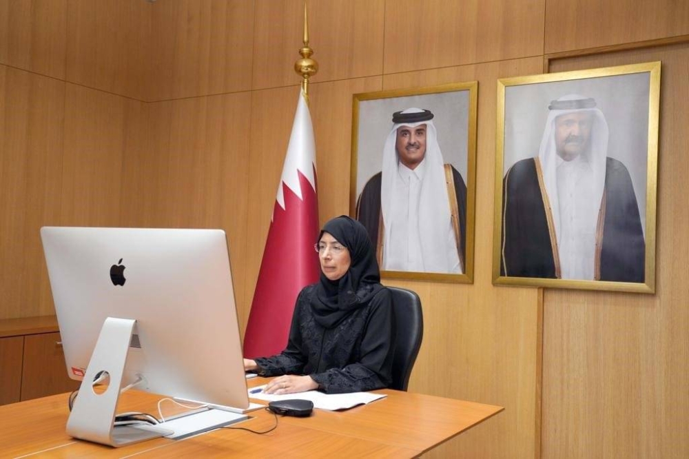 HE the Minister of Public Health (MOPH) Dr. Hanan Mohamed Al Kuwari chairs the State of Qatar's delegation.