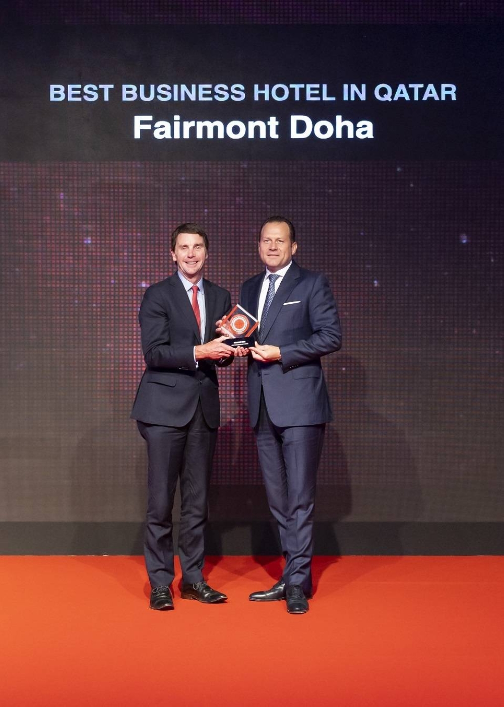 Fairmont Doha was crowned the Best Business Hotel in Qatar.