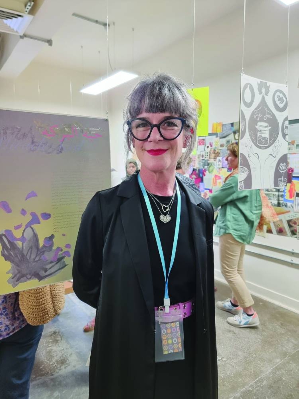 Astrid Kensinger at the ‘The Edible Lab: Food, Culture & Design’ exhibition at Liwan Design Studios and Labs Sunday. PICTURE: Joey Aguilar