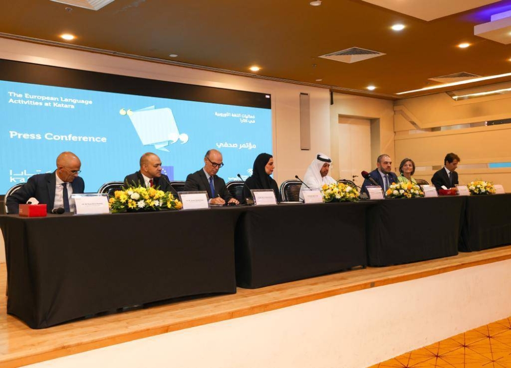 Snapshot from the news conference.