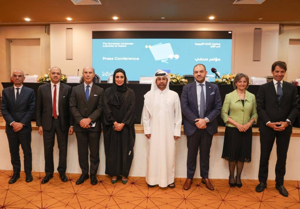 Snapshot from the news conference.