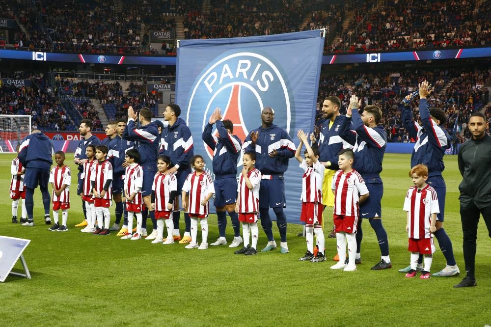 Qatar Airways, alongside its partners, brought children from different backgrounds together for a once-in-a-lifetime experience with the PSG football players at the Parc des Princes stadium.