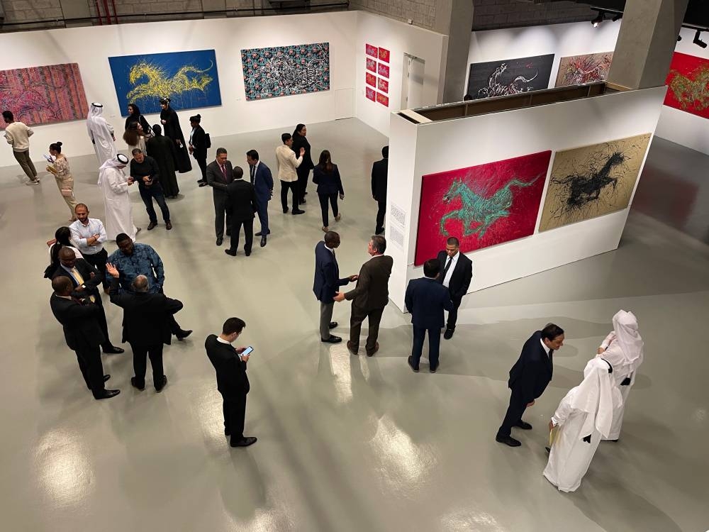 A view of the gallery.