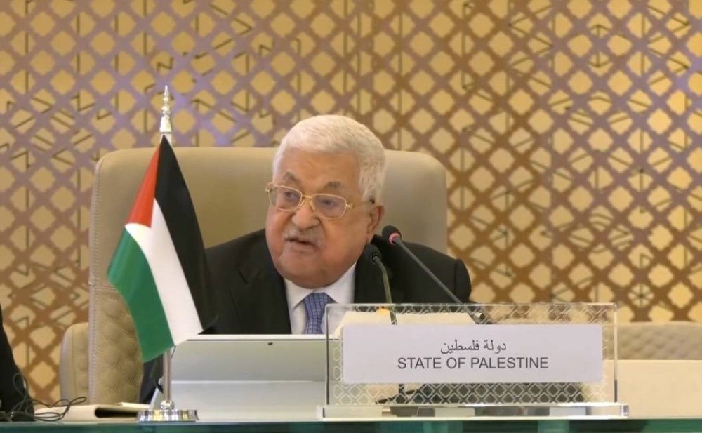  Abbas said that the Israeli occupation's governments have been challenging the international community through its illegal settlement policies and fascist laws.