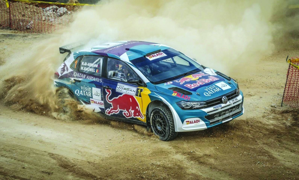 
Nasser Saleh al-Attiyah and his co-driver Mathieu Baumel, who suffered a broken right-hand front driveshaft on the start line of the second pass, dropped 2min 39sec and finished the loop of three stages in two-wheel drive.  
