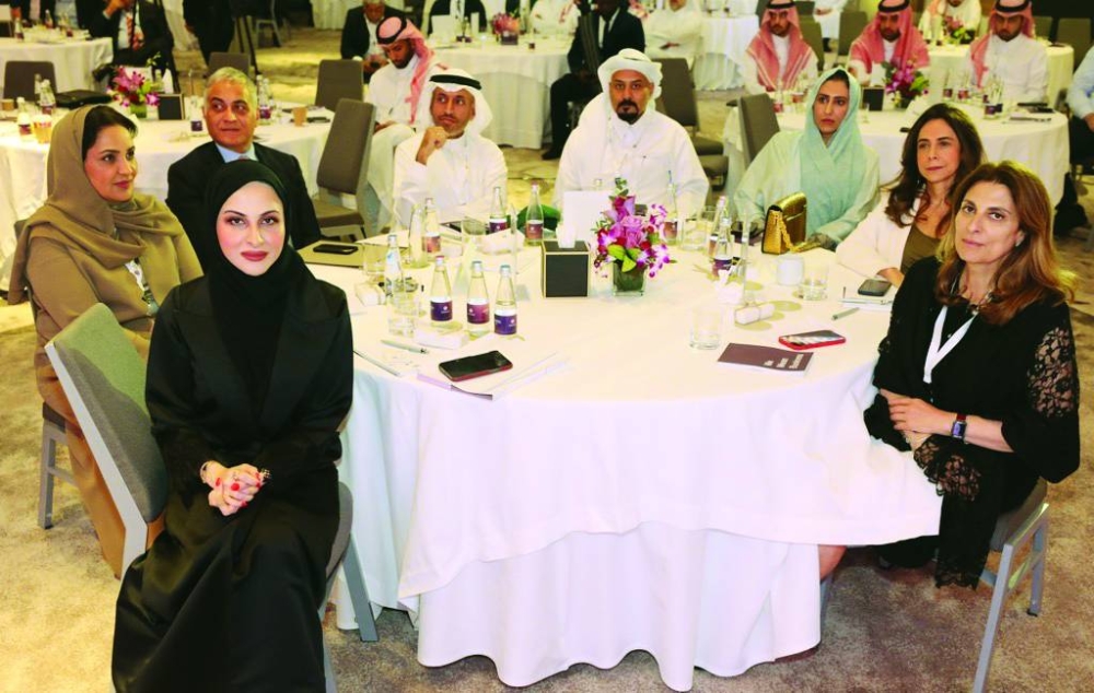 Al-Jaida, Sheikha Alanoud, along with other officials and dignitaries at the inaugural 'Family Business Community Retreat'.