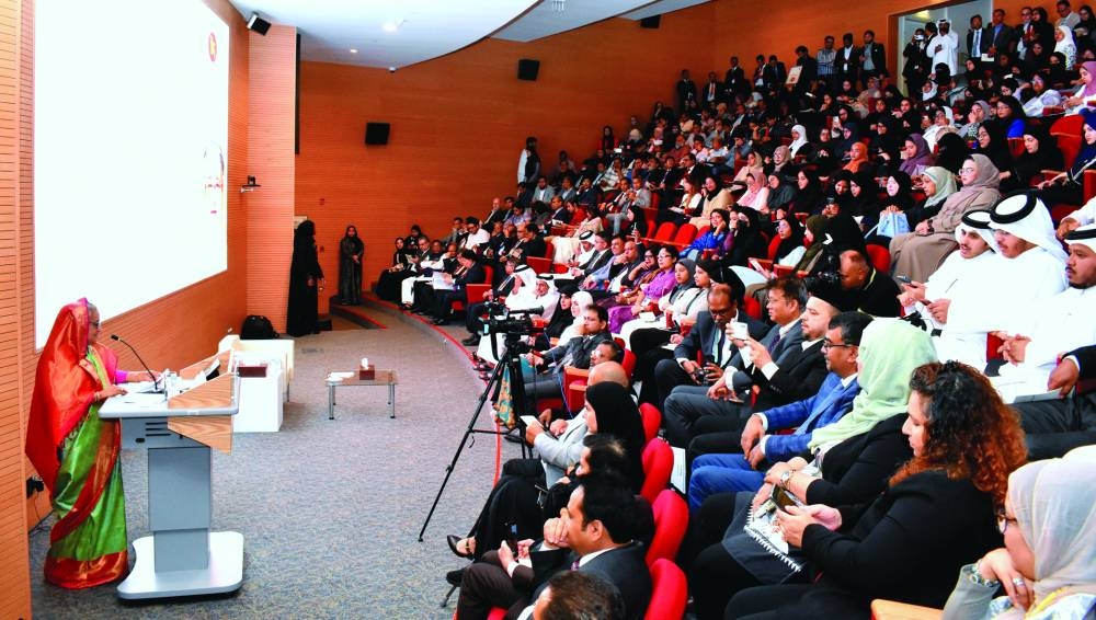 A view of the audience.