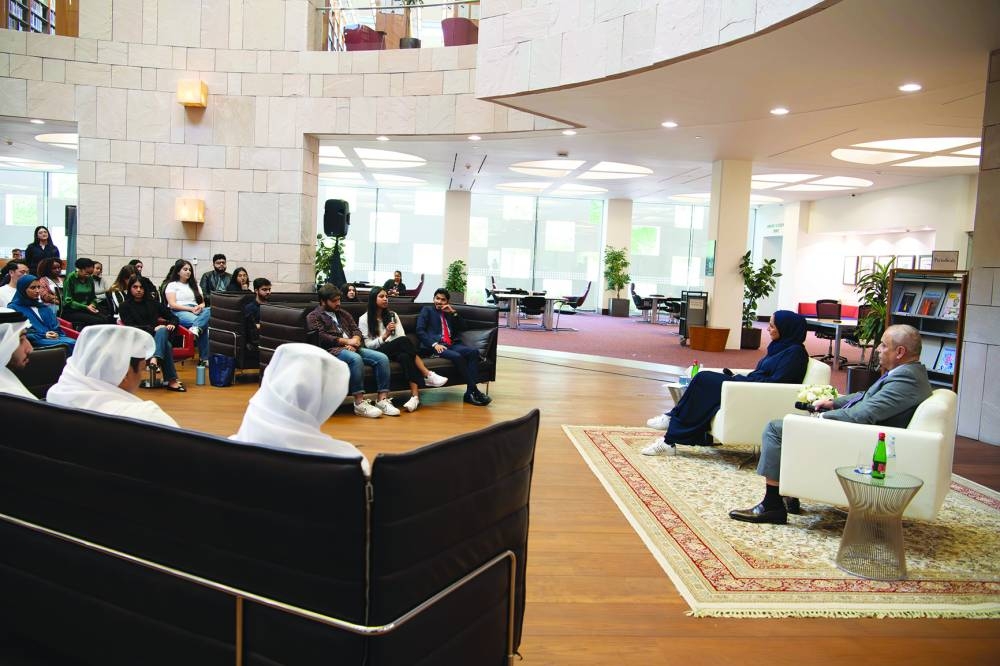 During the discussion with HE Sheikha Al Mayassa