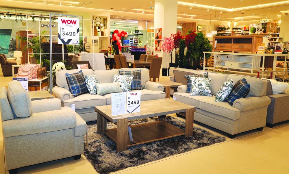 A section of the store.