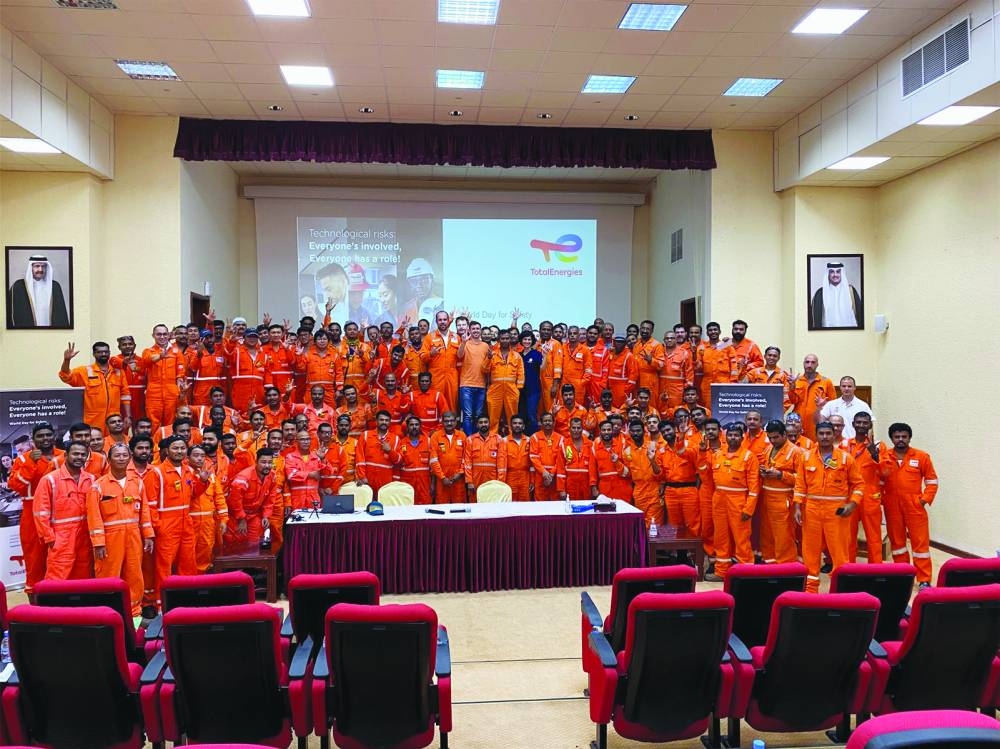 Attendees at the TotalEnergies’ World Day for Safety event.