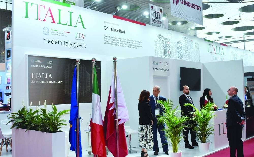 A view of the Italian pavilion at Project Qatar. PICTURE: Thajudheen