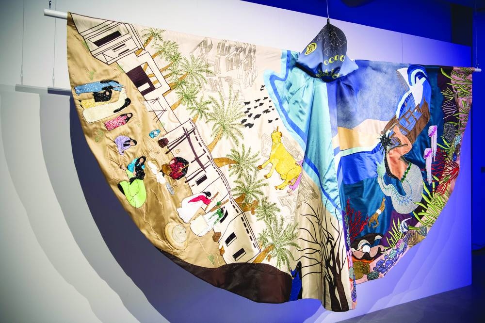 'The Story of Land and Sea' by Tamader al-Sultan and Amna al-Baker for Zwara at M7. PICTURE: Qatar Museums