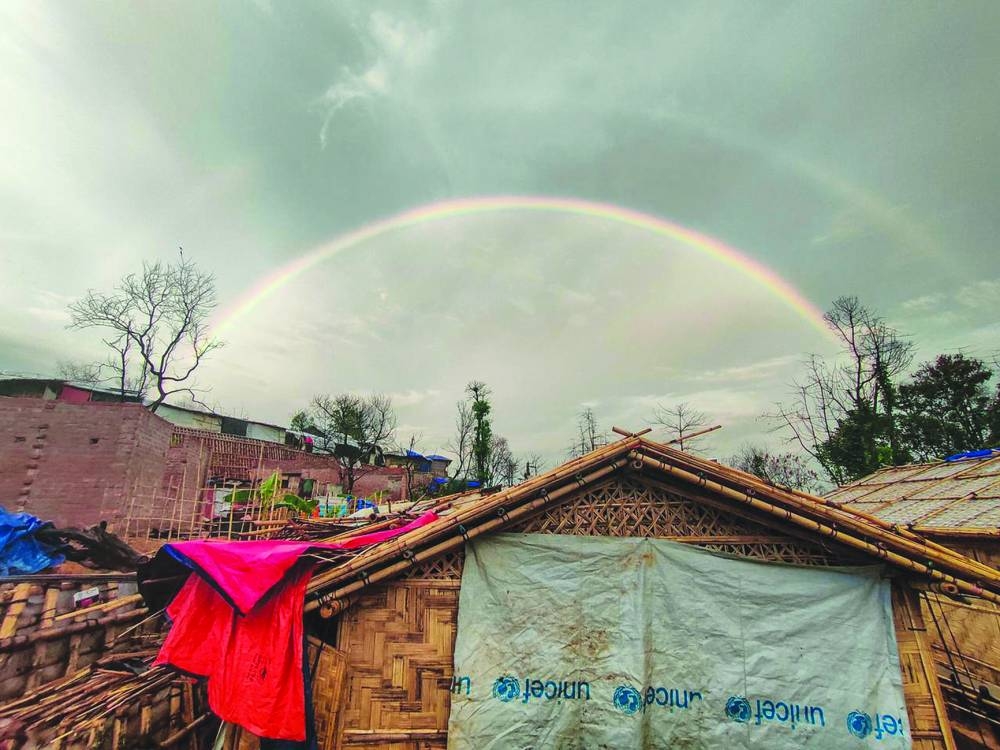 "I Am The Traveler And Also The Road" exhibition displays the work of Omal Khair. PICTURE: Qatar Museums